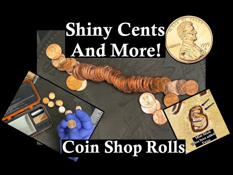 Shiny Cents & Nice Finds!! 10 more Coin Shop Rolls!