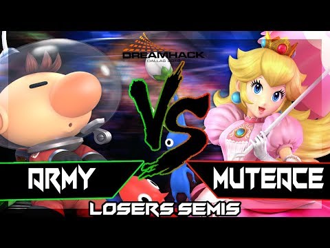 Dreamhack Dallas 2019 - MuteAce (Peach) Vs. Army (Olimar) Losers Semis