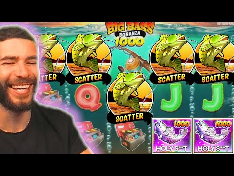 AYEZEE HITS FIRST EVER 5 SCATTER ON BIG BASS 1000! (CRAZY)