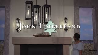 1_Watch A Video About the John Timberland Valentino Black and Water Glass Outdoor Wall Light