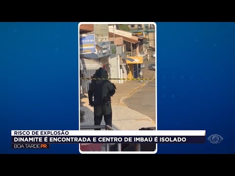 Suspeita de bomba mobiliza BOPE e PM em Imbaú, no Paraná