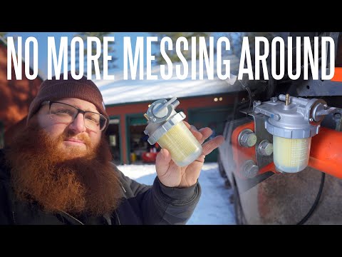 Remote Fuel Filter Install on a Kubota BX
