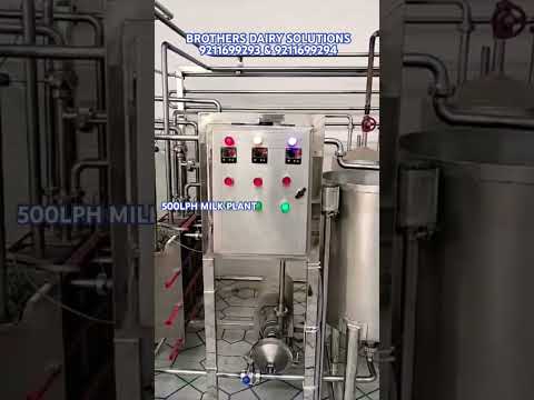 Milk Processing Plant And Machines