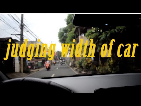 How to judge width / sides of car from inside