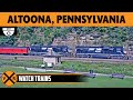 The Horseshoe Curve National Historic Landmark Altoona Pennsylvania USA Virtual Railfan LIVE