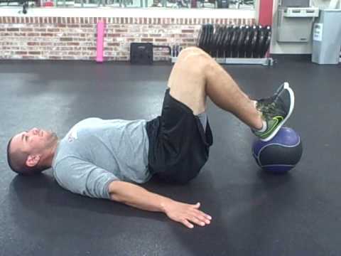 Hip Lift - Med Ball