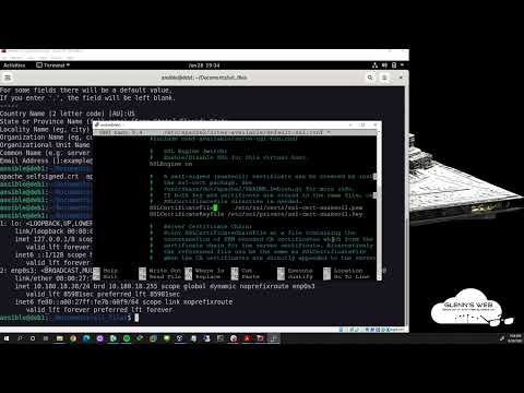 Make Apache2 Https Using A Self Signed Certificate