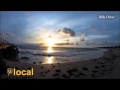 Time lapse video of sunrise in Sebastian