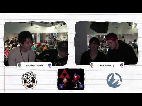 nagaimo/aMSa vs. max/Frenzy - Melee Doubles WQF - Fete 2