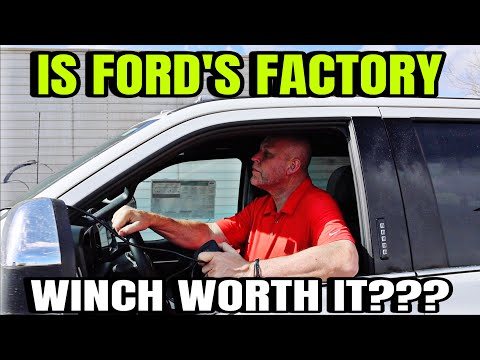 Using Ford's Factory Warn Winch For The First Time! Is It Worth The Steep Premium?
