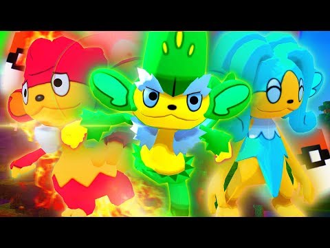 FIRE VS WATER VS GRASS!! - Minecraft Pixelmon REBORN BATTLE!