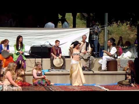 Melanie Kareem Dance School and Jamie Papish Drum Group @ Topanga Earth Day Festival 4-24-11