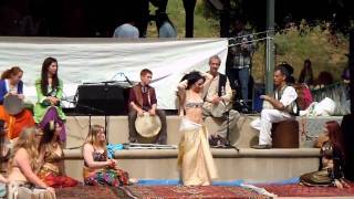 Melanie Kareem Dance School and Jamie Papish Drum Group @ Topanga Earth Day Festival 4-24-11