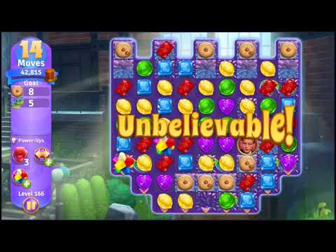 Willy Wonkas Sweet Adventure Level 166 - NO BOOSTERS 🍫 | SKILLGAMING ✔️