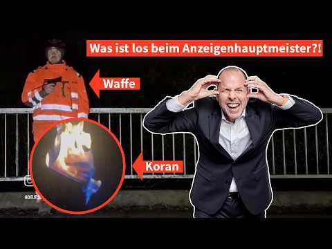 Anzeigenhauptmeister verbrennt Koran und hört Nazi-Lied - darauf steht Knast! | Anwalt Solmecke