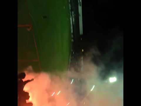 "Independiente Rivadavia vs Atletico Parana 10/04/16 Festejos Los Caudillos Del Parque" Barra: Los Caudillos del Parque • Club: Independiente Rivadavia