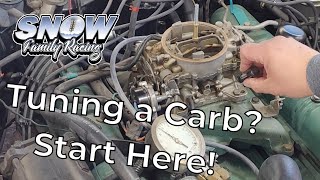 Carb tuning 101! Idle circuits and more!