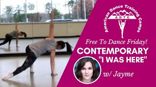 Contemporary Dance Tutorial (Adv/Beg): "I Was Here" By Beyonce