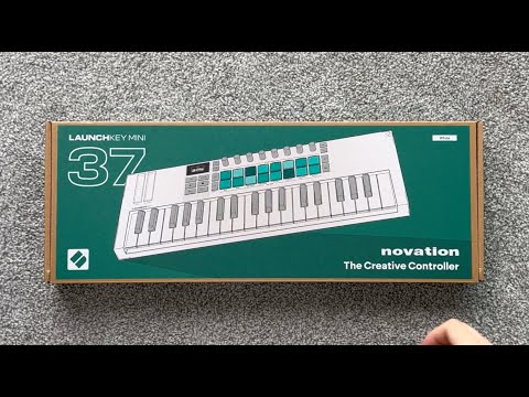 Novation Launchkey Mini 37 MK4 Mini MIDI Keyboard Controller Bundle with Mackie CR3.5 Powered Studio Monitors — Three Octaves, 16 FSR Pads, 50W Pair for Music Production, Beat Making, Songwriting video review thumbnail
