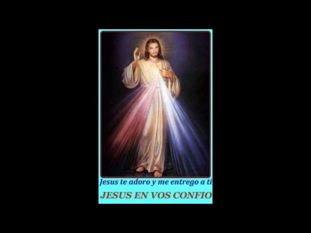 Vídeo relacionado con SHALOM - Portarosario de metal, esmaltado, con Jesús Misericordioso y Rosario de cristal a juego