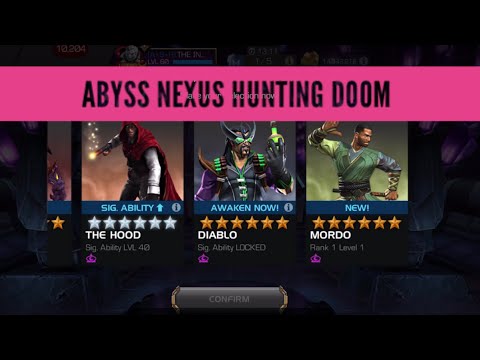 6* Abyss Nexus Crystal Opening - Hunting Doom | Marvel Contest of Champions