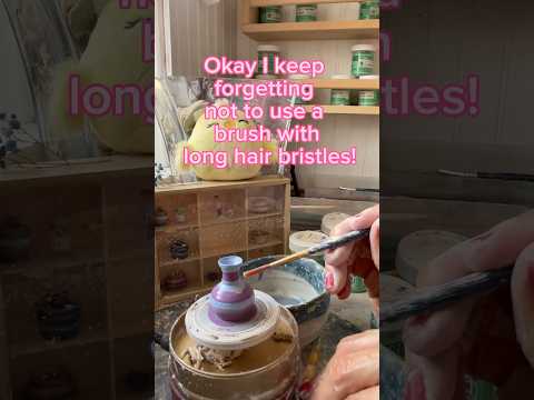 🌸 Making Miniature 💕Pottery Flower Vase Ep 84 #wheelthrown  #pottery #ceramics #clay