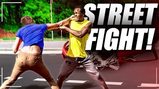 STREET FIGHTS CAUGHT ON CAMERAS | WHEN BIKERS FIGHT BACK - HOOD FIGHTS 2023
