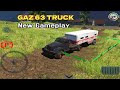 GAZ 63 TRUCK GAMEPLAY | rthd gameplay | Village map | #offroad #new