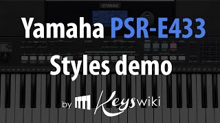 Video thumbnail for Yamaha PSR E 433. Styles demo by KeysMan