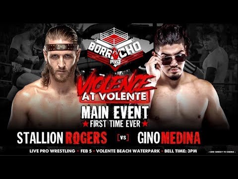 Gino Medina vs Stallion Rogers at Borracho Pro: Violence at Volente 2/5/23