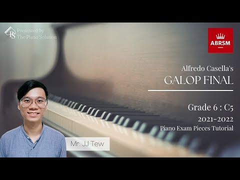 ABRSM PIANO EXAM PIECES (2021-2022) GRADE 6 : C5 GALOP FINAL - MR TEW [ENG DUB, CN SUB]