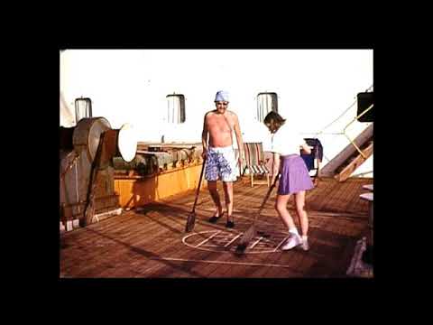 Bill and Jenny Huelin Aboard the SS Antilles