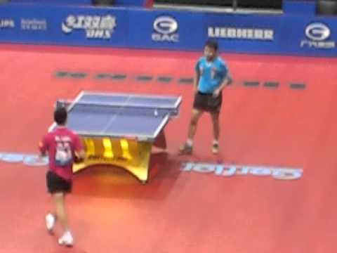 WTCC 2011 Wang Hao vs. Ma Long Super Point World Table Tennis Championships Rotterdam Netherlands
