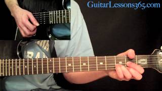 Nothin But A Good Time Guitar Lesson Pt.1 - Poison - All Rhythm Guitar Parts