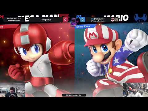 Flynn's Arcade 042 Winners Finals - Morpheus (Megaman) Vs. Dominator (Mario) SSBU ULTIMATE