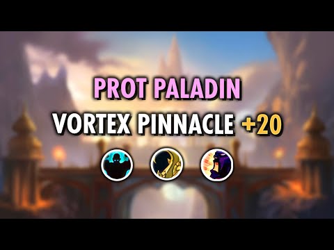 Prot Paladin ⚔️ Vortex Pinnacle +20 🔥 Dragonflight 10.1 S2 M+
