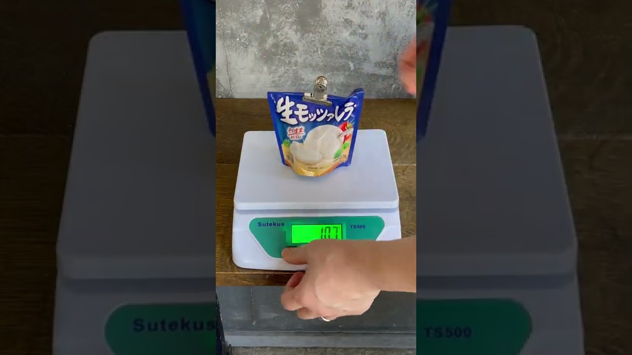 道具いらず‼超簡単な麻薬モッツアレラの作り方 #Shorts