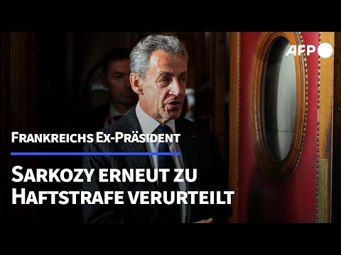 Frankreichs Ex-Präsident Sarkozy erneut zu Haftstrafe verurteilt | AFP