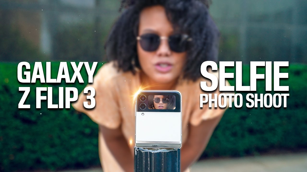 Samsung Galaxy Z Flip 3 Selfie Photo Shoot!
