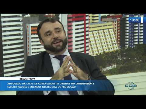 O DIA NEWS 29 11 2019  Jeremias Moura (Advogado especialista em direito do consumidor)
