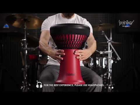 Strelnikov Percussion Black Skin Darbuka 10" Dohola Dhola Dholo Dhollo Bass Darbuka