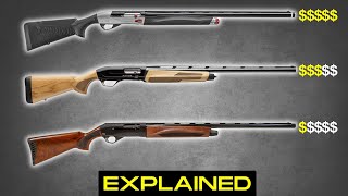 The DIFFERENCES Between Price And Quality Semi Auto Shotguns EXPLAINED!