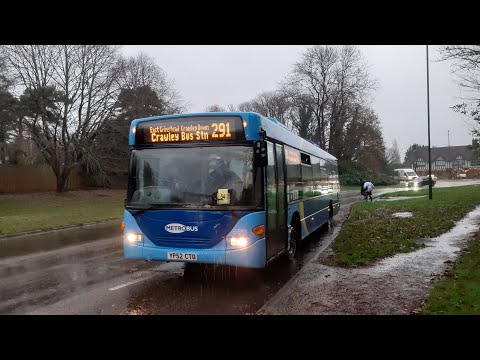[NOW WITHDRAWN] Onboard Metrobus Scania CN94UB Omnicity 6513 (YP52CTO), Route 291