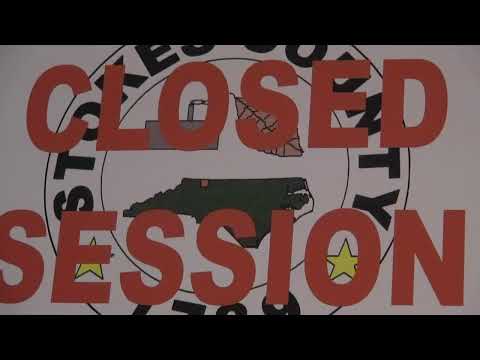 Stokes County BOCC Meeting - January 12, 2026 6:00pm