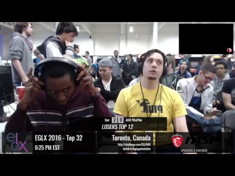 EGLX 2016 - San (Ike) vs AGN PikaPika (Cloud) - SSB4 Losers Top 12