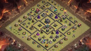 【クラクラ】宮迫博之さんの天災ドラゴンラッシュ TH9全壊 