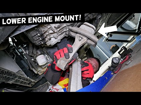 KIA OPTIMA LOWER ENGINE MOUNT, TORQUE STRUT MOUNT REPLACEMENT REMOVAL