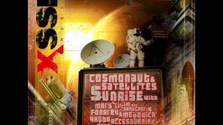 Cosmonaut and Satellites - Sunrise