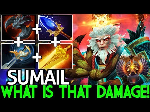SUMAIL [Monkey King] What is That Damage Crazy Plays 7.25 Dota 2