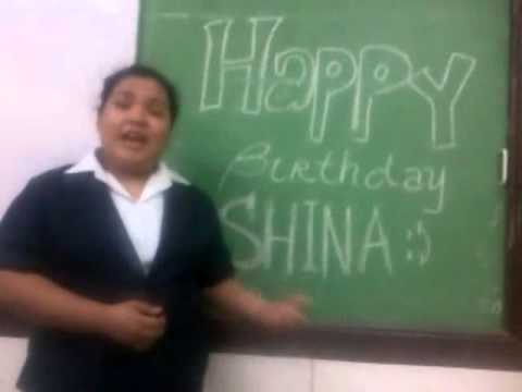 Happy Birthday SHINA, part 1